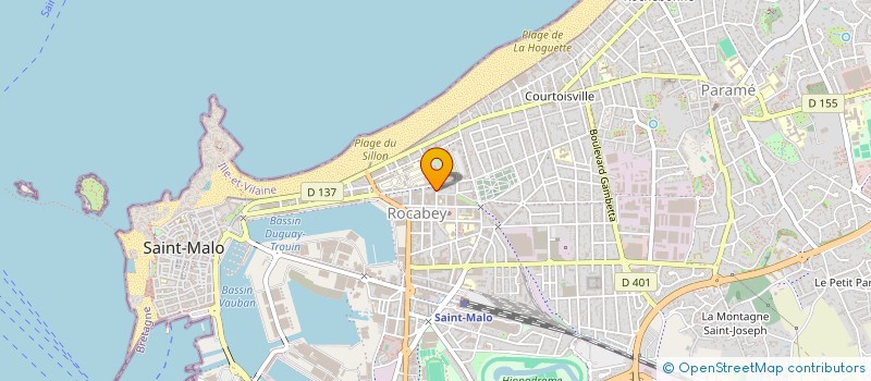 localisation de l'entreprise 2SM PILOTAGE  SAINT-MALO