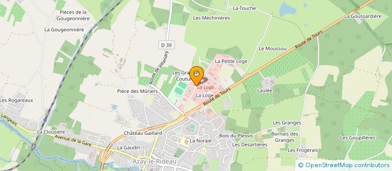 localisation de l'entreprise 2SMO à AZAY-LE-RIDEAU