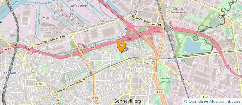 localisation de l'entreprise 2SMR à GENNEVILLIERS