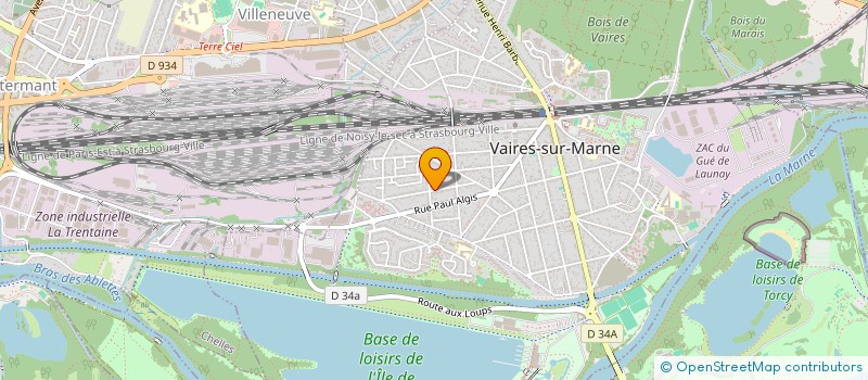 localisation de l'entreprise 2SP  VAIRES-SUR-MARNE