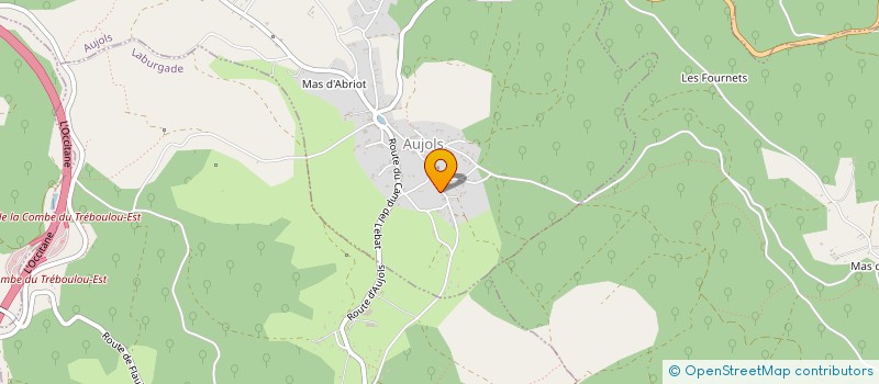 localisation de l'entreprise 2SPC  AUJOLS