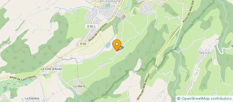 localisation de l'entreprise 2SPF  SAINT-GEOIRE-EN-VALDAINE