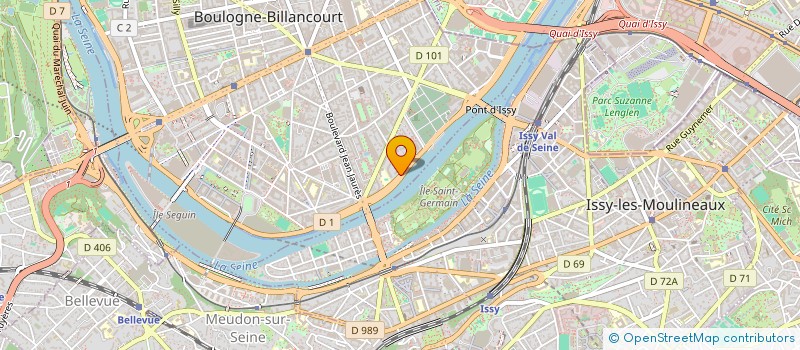 localisation de l'entreprise 2SPI DRIVER à BOULOGNE-BILLANCOURT
