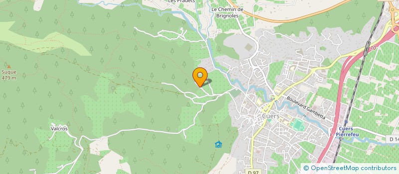 localisation de l'entreprise +2SPORT  CUERS