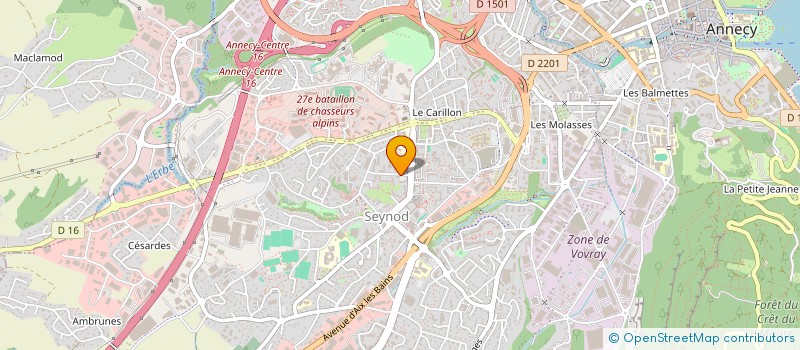 localisation de l'entreprise 2SSBT à ANNECY