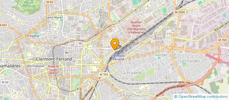 localisation de l'entreprise 2STEL  CLERMONT-FERRAND