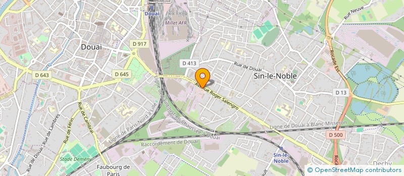 localisation de l'entreprise 2STM PARTICIPATIONS  SIN-LE-NOBLE