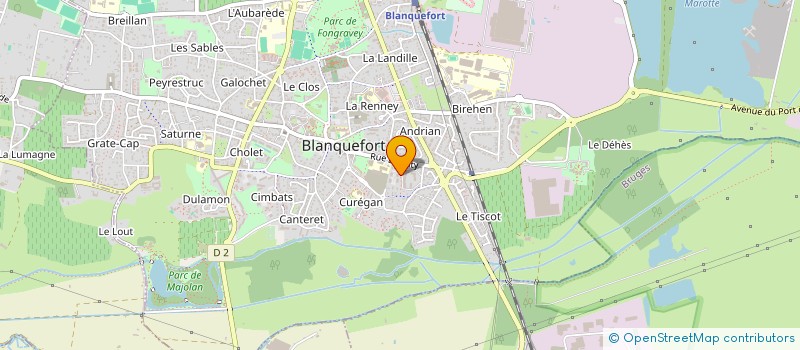 localisation de l'entreprise 2SUIMMO à BLANQUEFORT