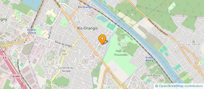 localisation de l'entreprise 2SYA HOLDING  RIS-ORANGIS