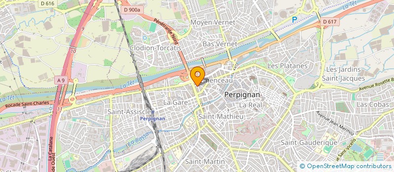 localisation de l'entreprise 2T  PERPIGNAN