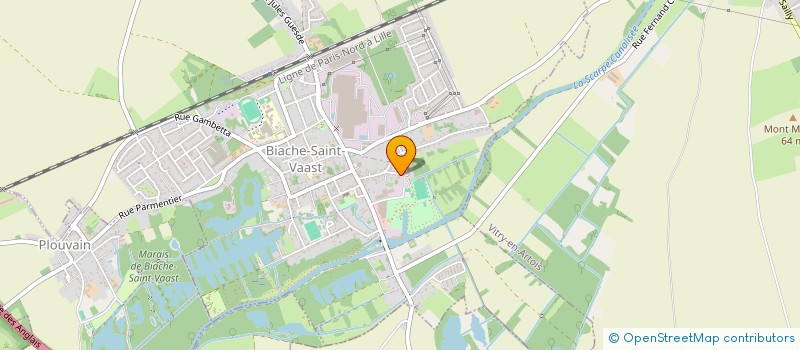 localisation de l'entreprise 2T ELEC  BIACHE-SAINT-VAAST