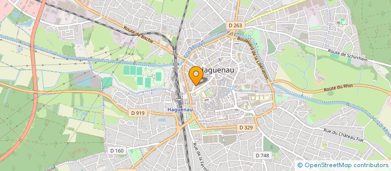 localisation de l'entreprise 2T FINANCIERE  HAGUENAU