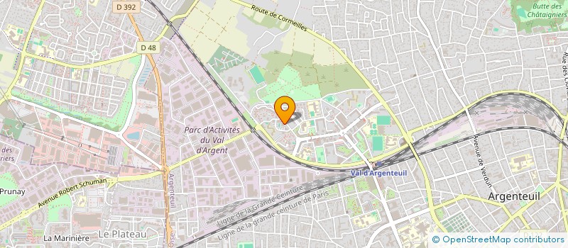 localisation de l'entreprise 2T PRESTIGE  ARGENTEUIL