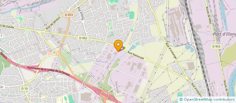 localisation de l'entreprise 2T SERVICES EST à FLORANGE