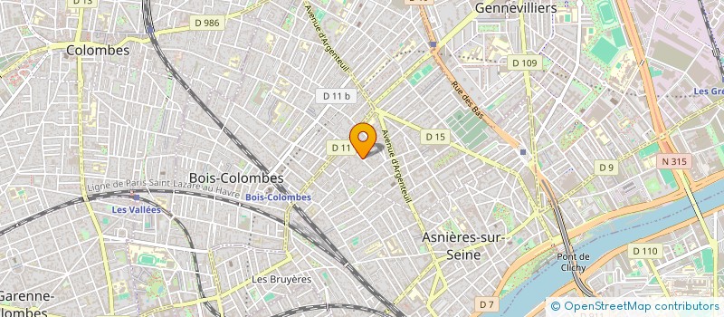 localisation de l'entreprise 2T TRANS à ASNIERES-SUR-SEINE