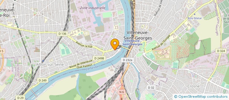 localisation de l'entreprise 2T TRANSPORTS à VILLENEUVE-LE-ROI