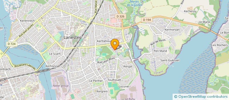localisation de l'entreprise 2T2H à LANESTER