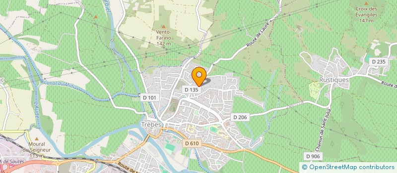 localisation de l'entreprise 2TA  TREBES