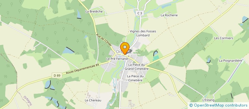 localisation de l'entreprise 2TCL  ORBIGNY