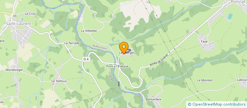 localisation de l'entreprise 2TD à PIONNAT