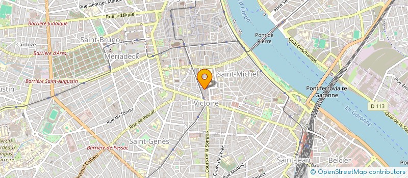 localisation de l'entreprise 2TDB  BORDEAUX