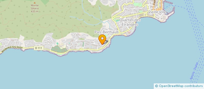 localisation de l'entreprise 2TF à AJACCIO