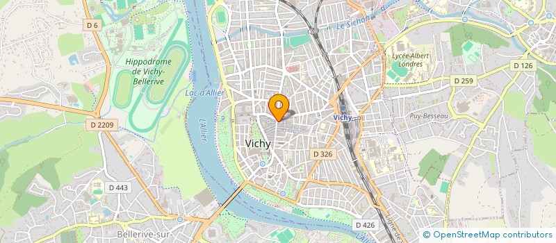 localisation de l'entreprise 2TH à VICHY