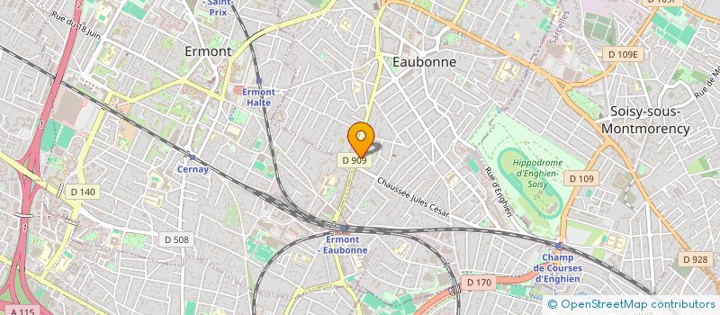 localisation de l'entreprise 2THINKSOFT à EAUBONNE