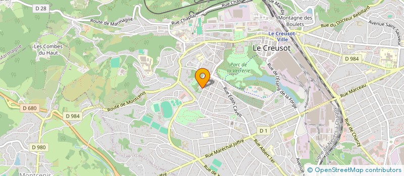 localisation de l'entreprise 2TIC CONSULTING à LE CREUSOT