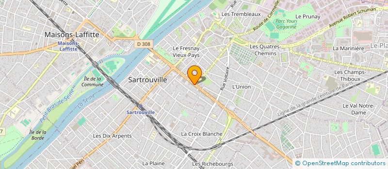 localisation de l'entreprise 2TIM  SARTROUVILLE