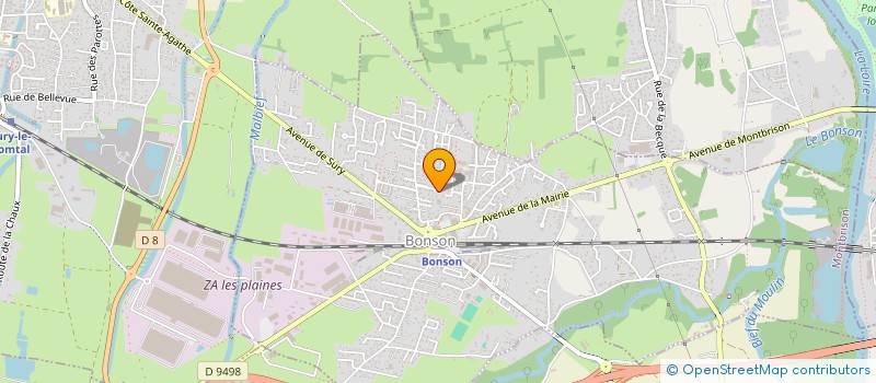 localisation de l'entreprise 2TM  BONSON