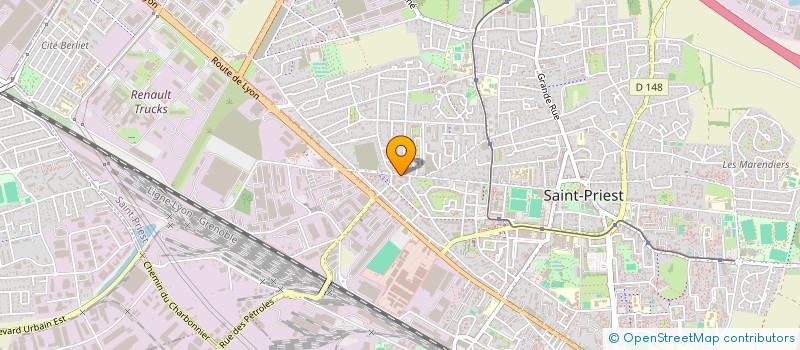 localisation de l'entreprise 2TM TRANSPORTS  SAINT-PRIEST