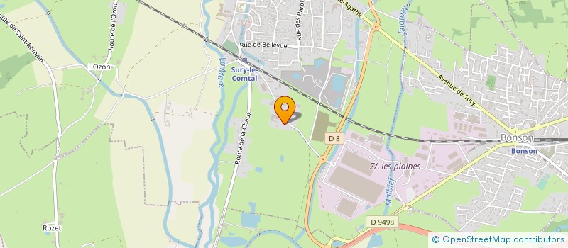 localisation de l'entreprise 2TMC à SURY-LE-COMTAL
