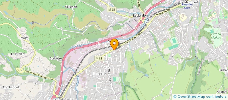 localisation de l'entreprise 2TMZ  LORETTE