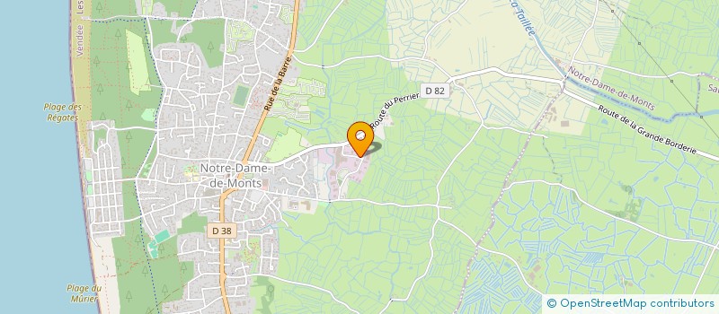 localisation de l'entreprise 2TO  NOTRE-DAME-DE-MONTS