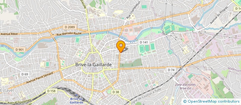 localisation de l'entreprise 2TOUS TRADE  BRIVE-LA-GAILLARDE