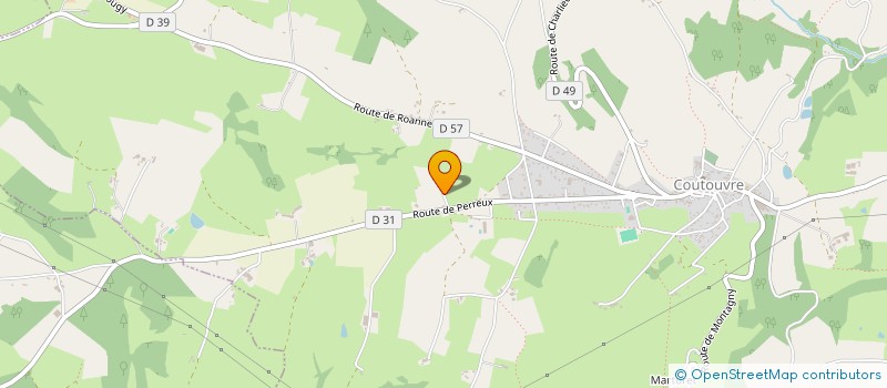 localisation de l'entreprise 2TPE  COUTOUVRE