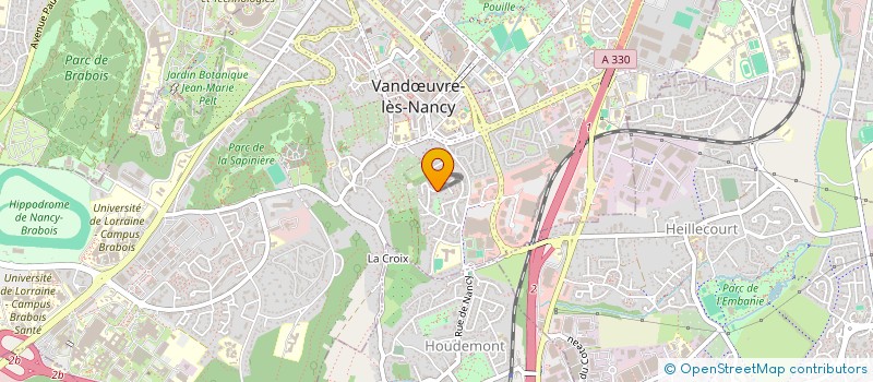 localisation de l'entreprise 2TYB  VANDUVRE-LES-NANCY