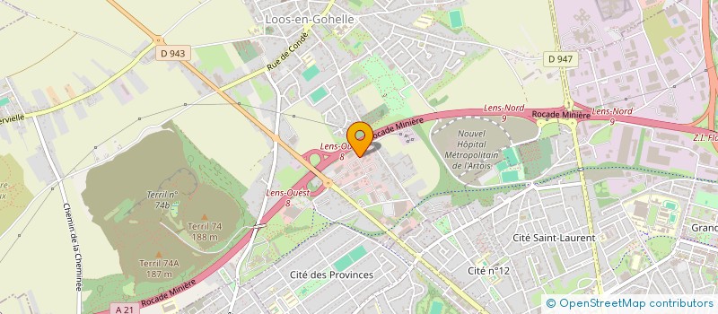 localisation de l'entreprise 2V MENUISERIE  LOOS-EN-GOHELLE