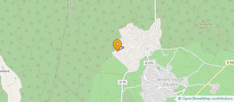 localisation de l'entreprise 2V2L  SEILLONS-SOURCE-D'ARGENS