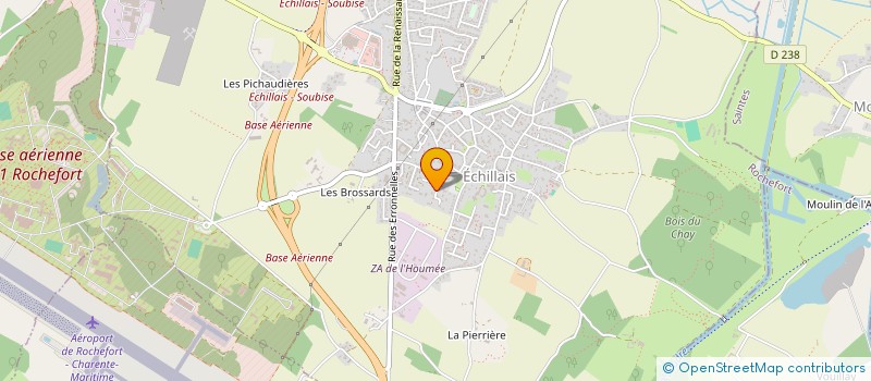 localisation de l'entreprise 2VENIRS  ECHILLAIS