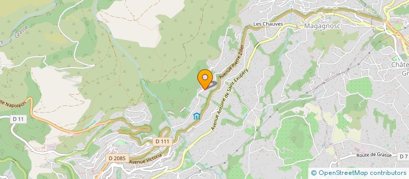 localisation de l'entreprise 2VF  GRASSE