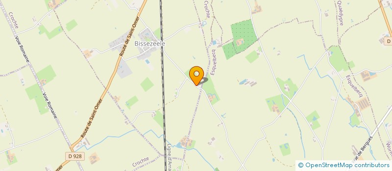 localisation de l'entreprise 2VGM  BISSEZEELE