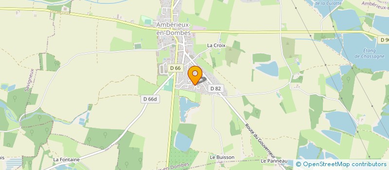 localisation de l'entreprise 2VH CONSTRUCTION  AMBERIEUX-EN-DOMBES