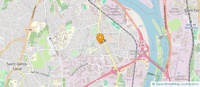 localisation de l'entreprise 2VIES  OULLINS-PIERRE-BENITE