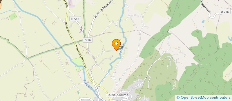 localisation de l'entreprise 2VJP  SAINT-MAIME