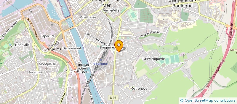 localisation de l'entreprise 2VL à BOULOGNE-SUR-MER