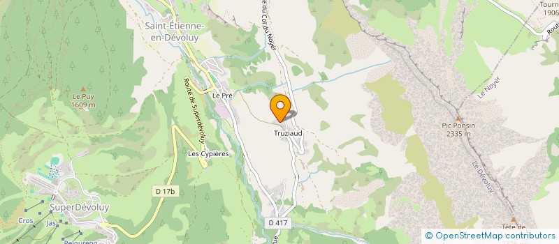 localisation de l'entreprise 2VRD  DEVOLUY