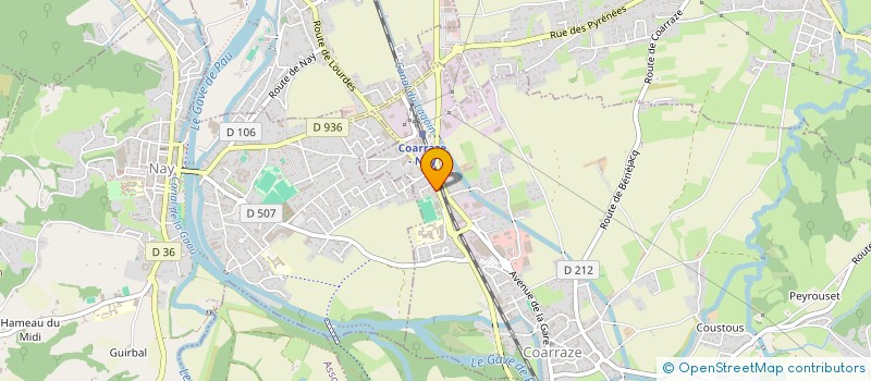 localisation de l'entreprise 2VRS BEARN  COARRAZE