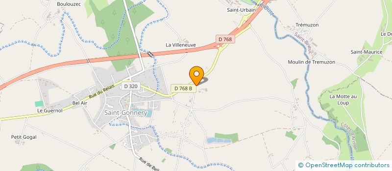 localisation de l'entreprise 2W IMMOBILIER  SAINT-GONNERY